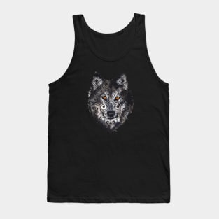 Swirly Wolf Tank Top